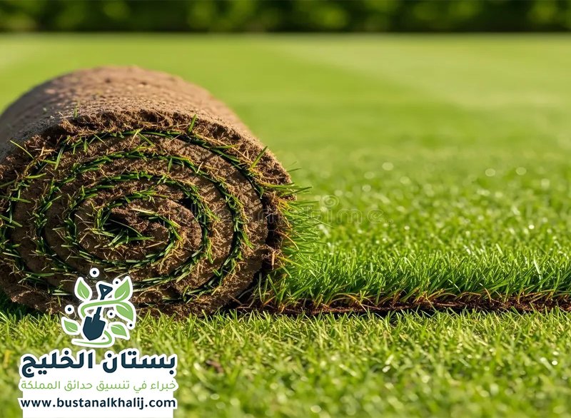 تركيب عشب طبيعي شمال الرياض