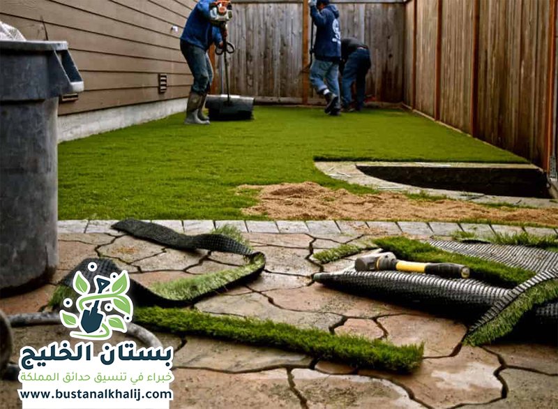 تركيب عشب جنوب الرياض