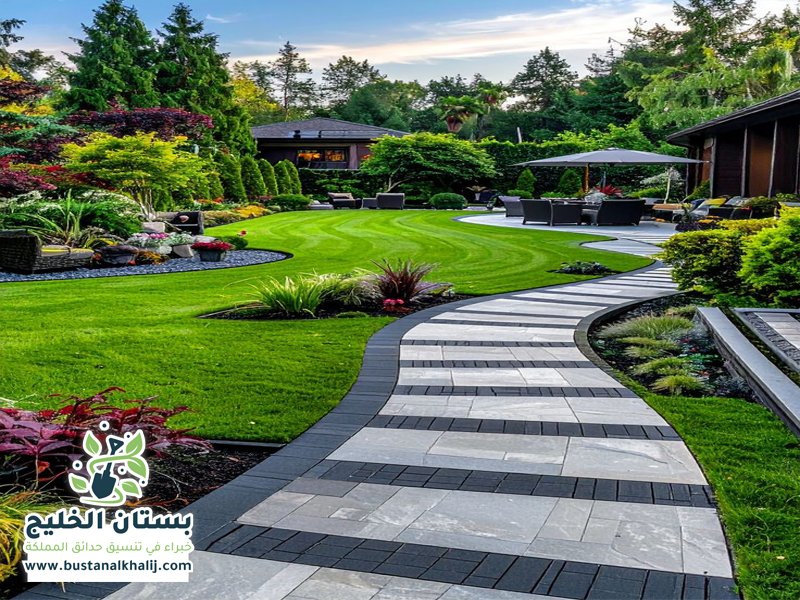 تنسيق حدائق بحي الحزم