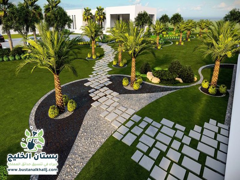 تنسيق حدائق حي طويق