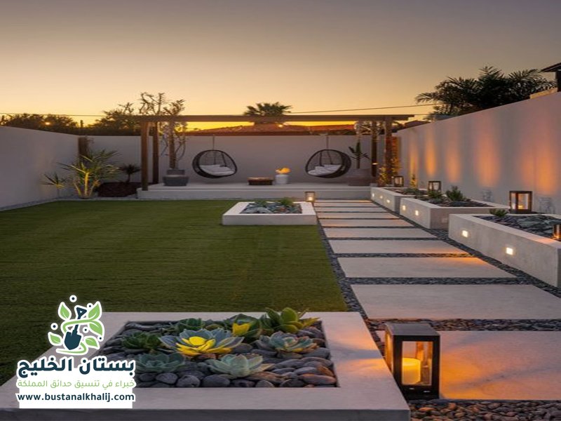 تنسيق حدائق حي السويدي