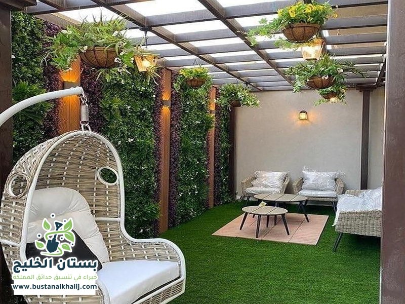 تنسيق حدائق حي الروابي