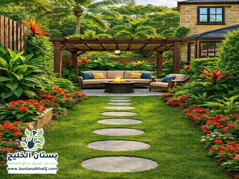 تنسيق حدائق حي العزيزية