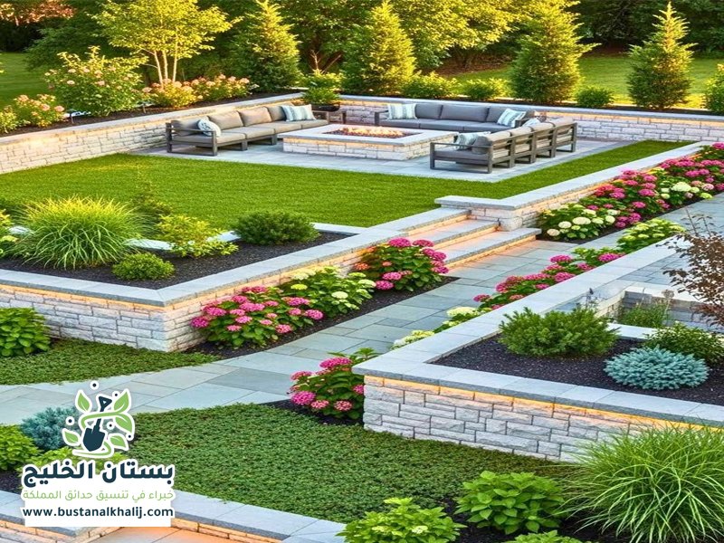تنسيق حدائق حي الحزم