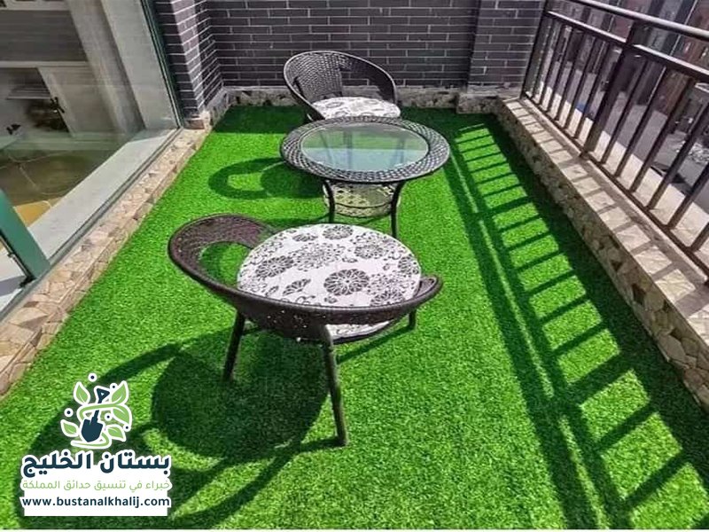 تركيب عشب حي الندى