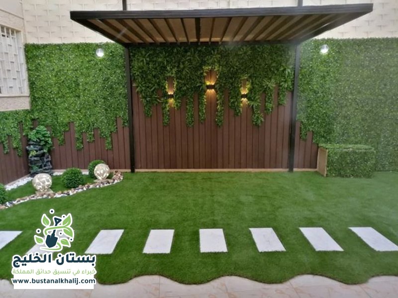 تركيب عشب حي الوادي