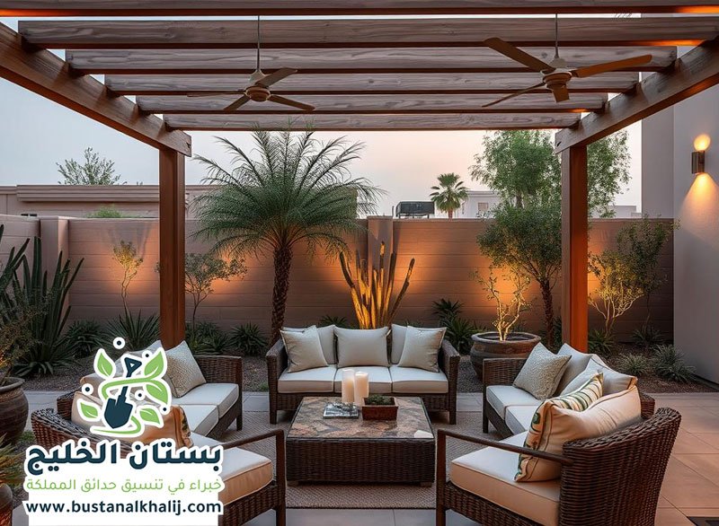 تصميم جلسات خارجية شمال الرياض