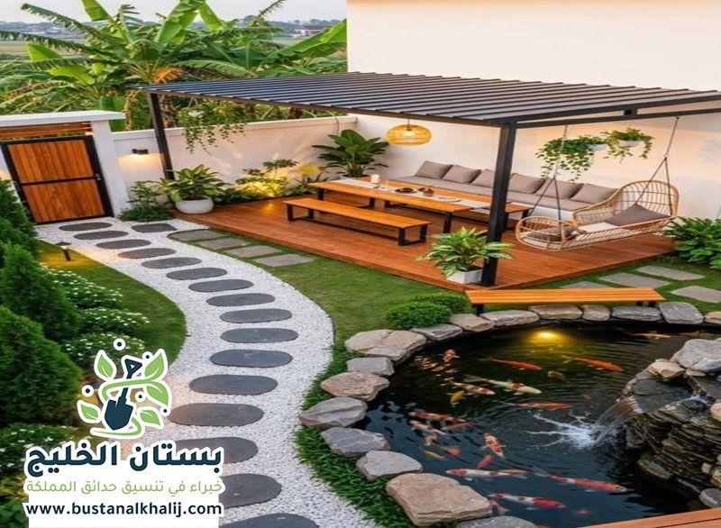 تنسيق اسطح بالمساحات الخضراء شرق الرياض